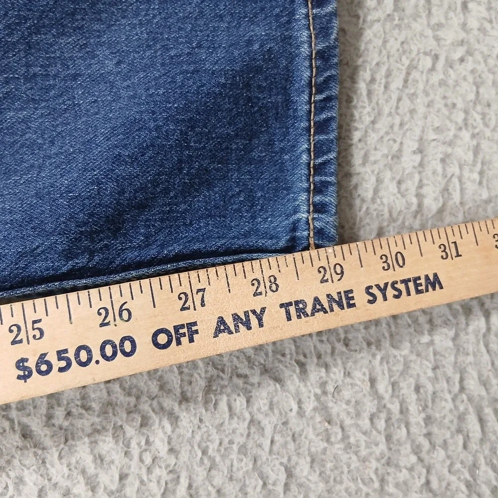 Old Navy Wow Boyfriend Jeans Womens 12 Mid-Rise Medium Wash Straight‎ Denim EUC